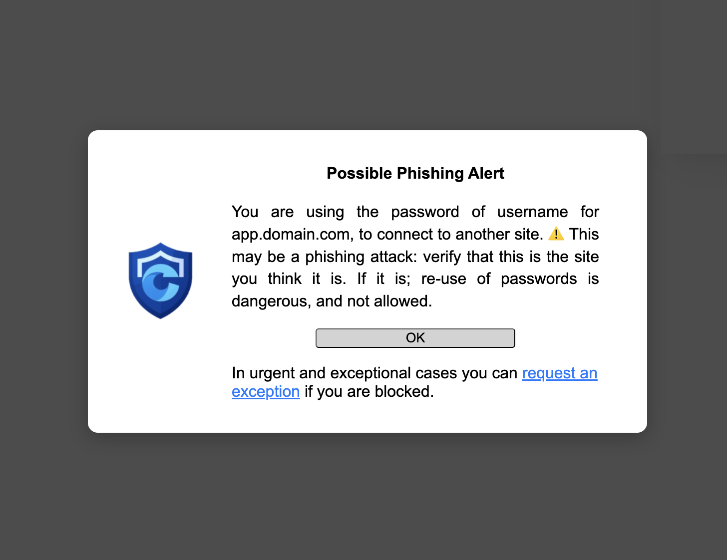 Phishing Alert